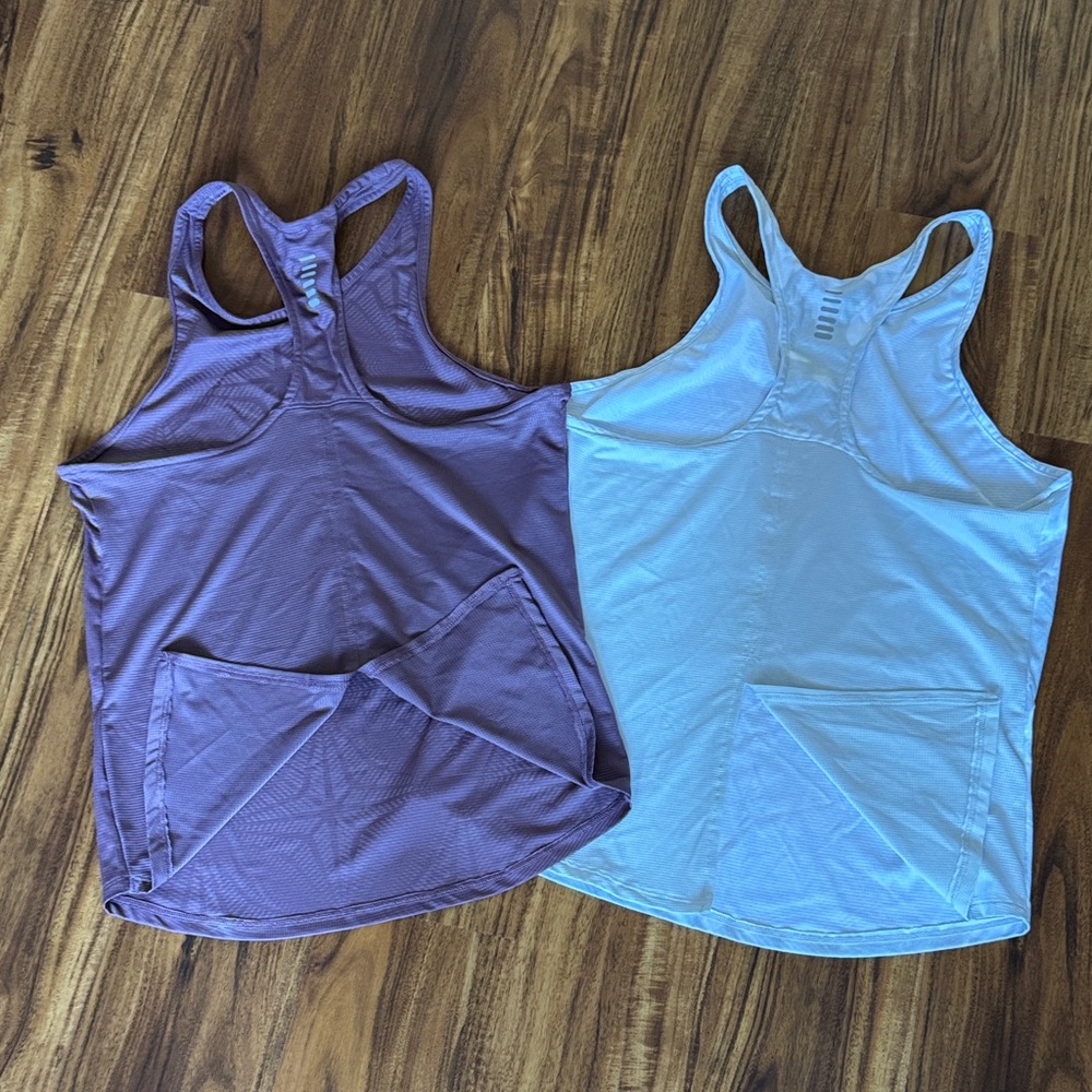 Under Armour Women's Tank Tops in Purple and White/Beige - Picture 2 of 2